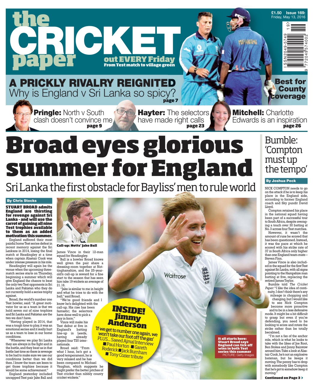 The Cricket Paper Preview Pages