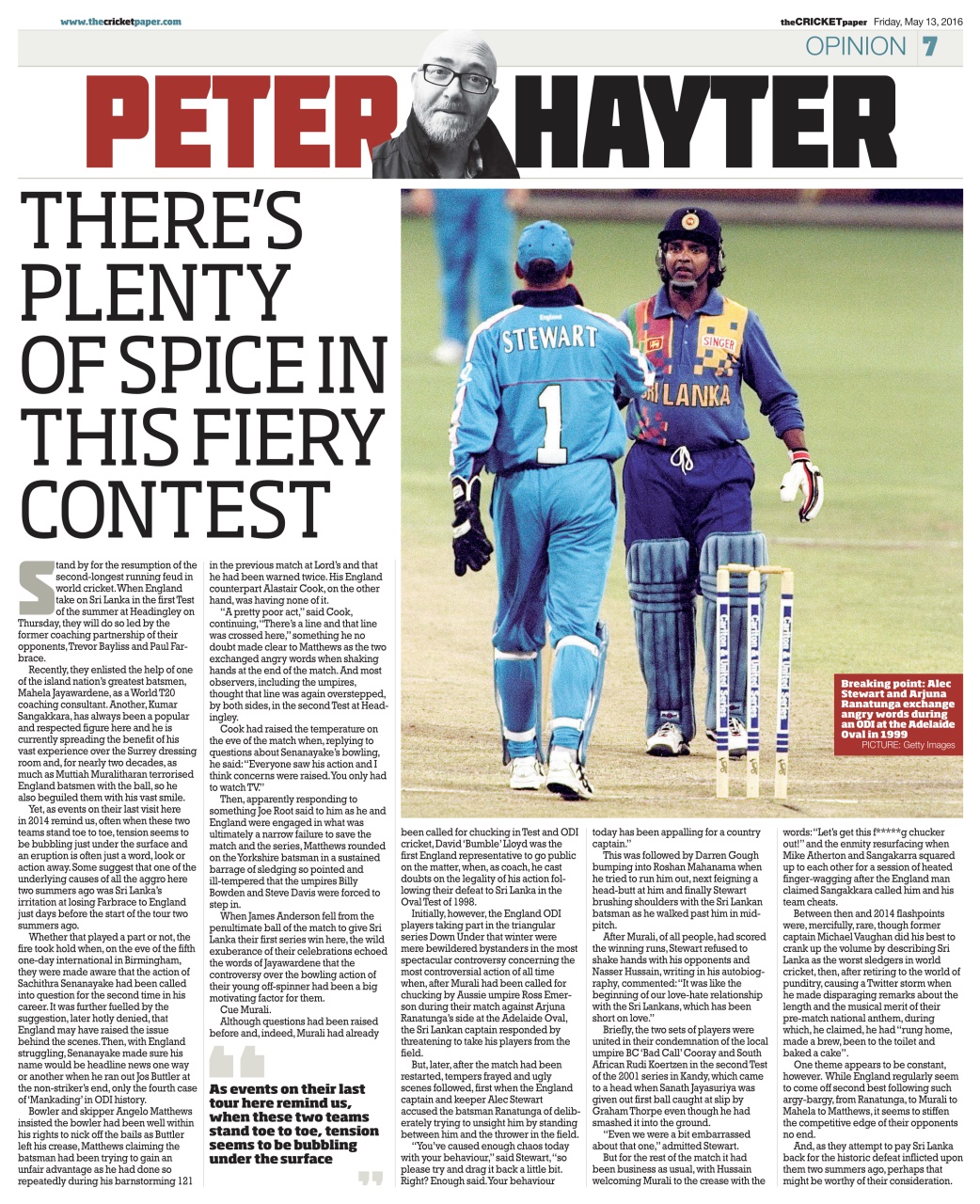 The Cricket Paper Preview Pages