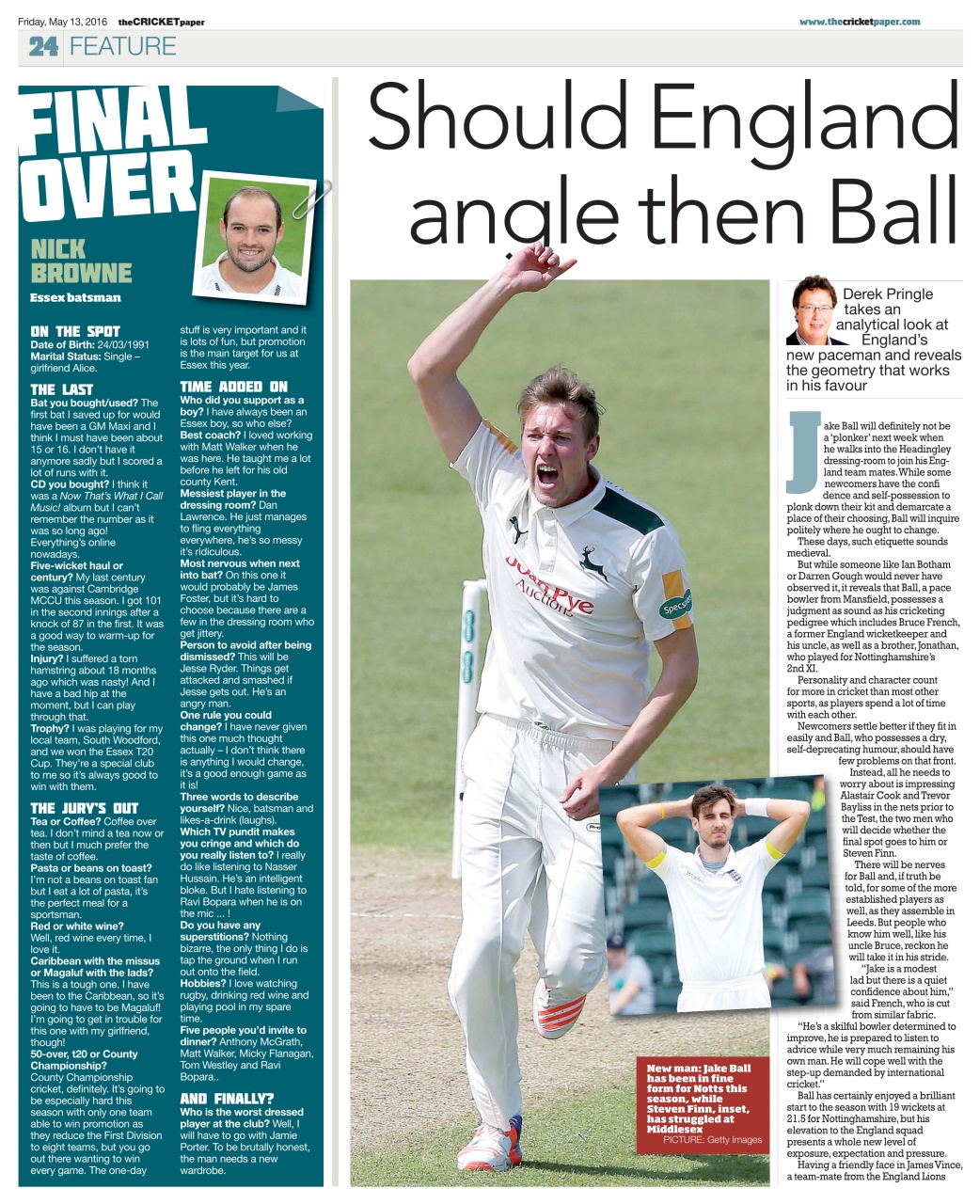 The Cricket Paper Preview Pages