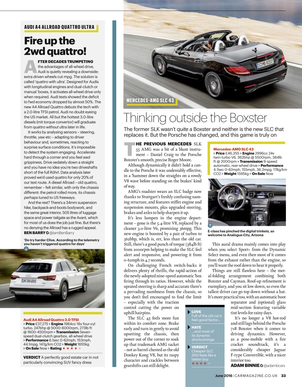 Car Preview Pages