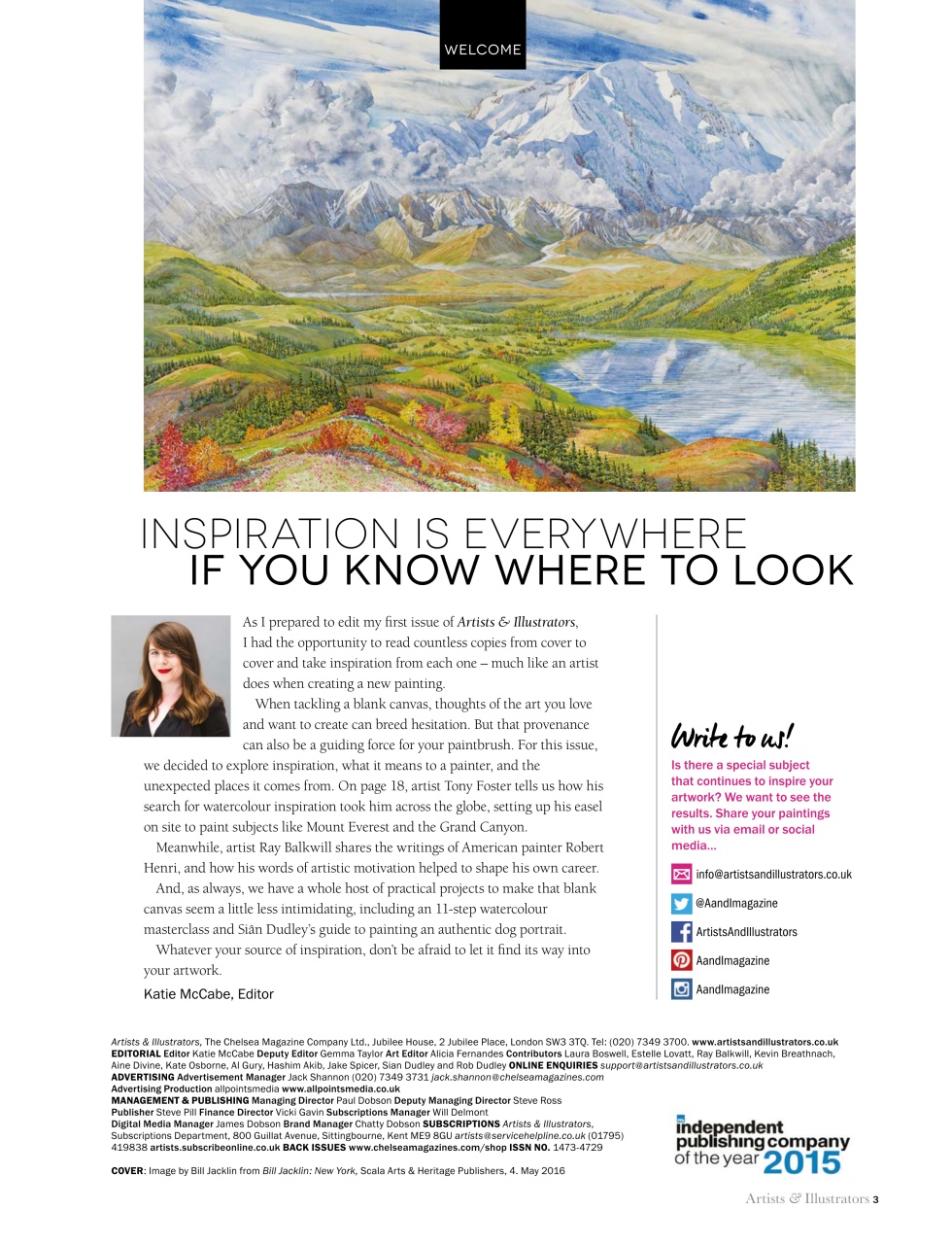 Artists & Illustrators Preview Pages