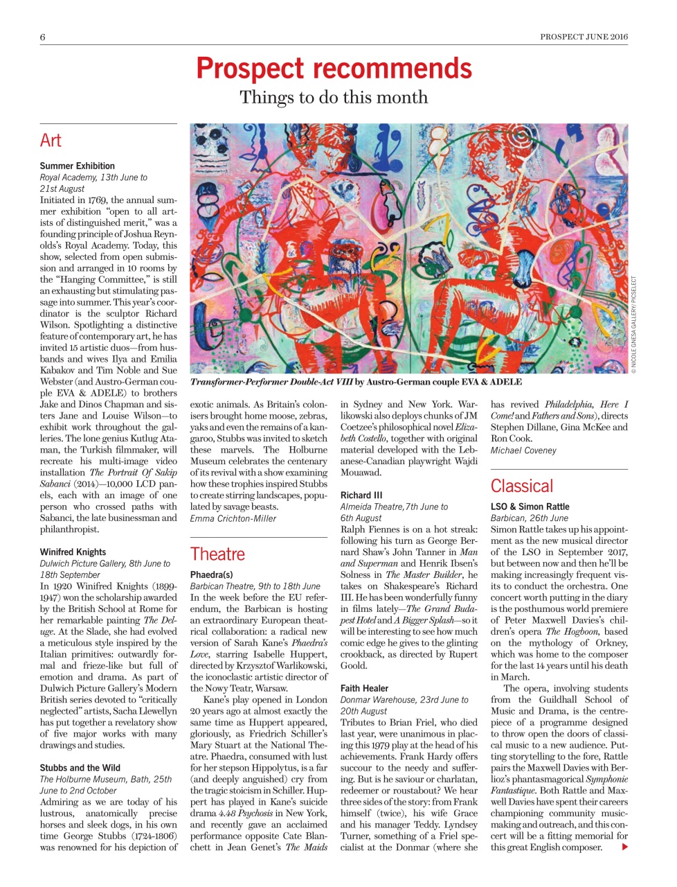 Prospect Magazine Preview Pages