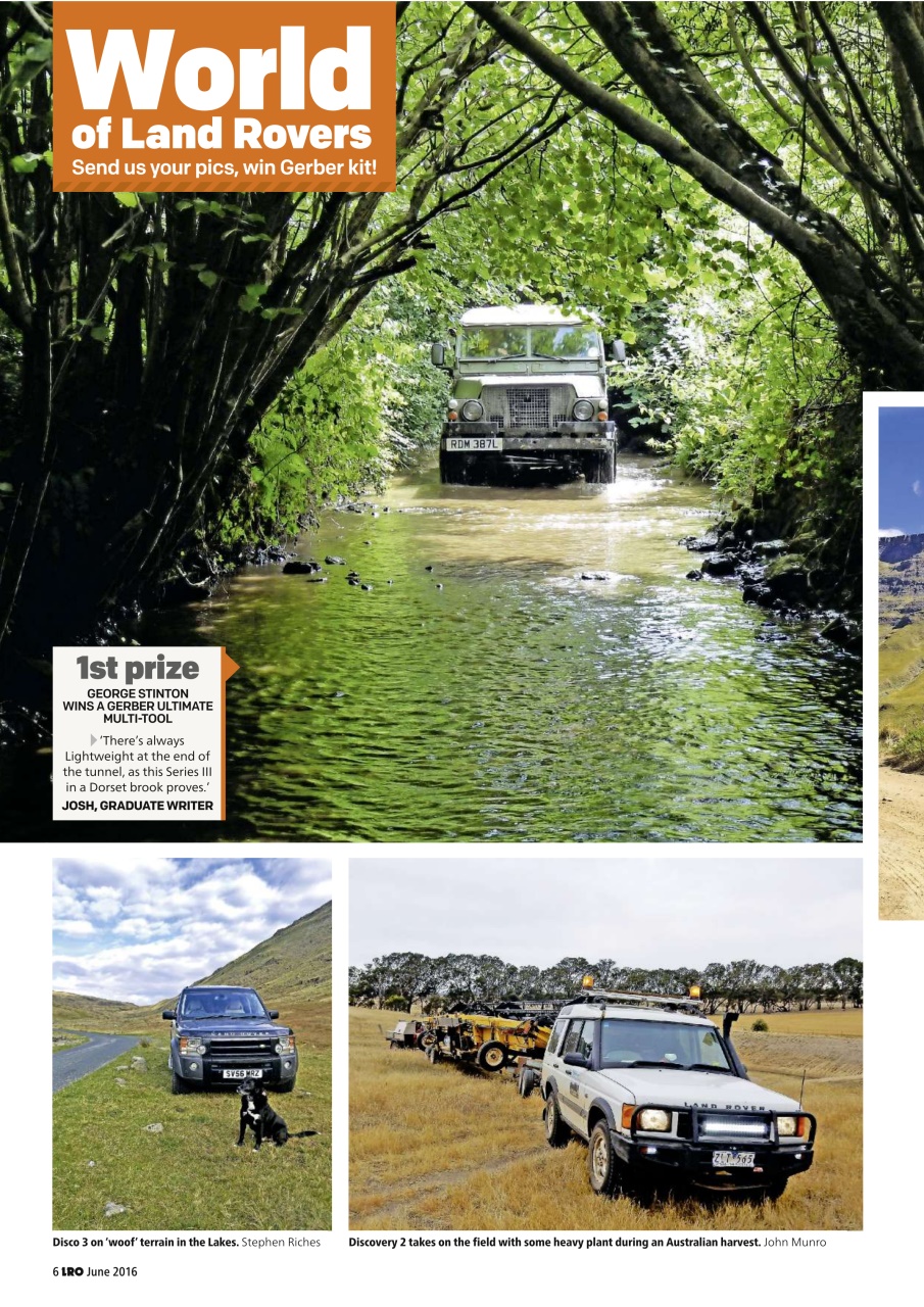 Land Rover Owner Preview Pages
