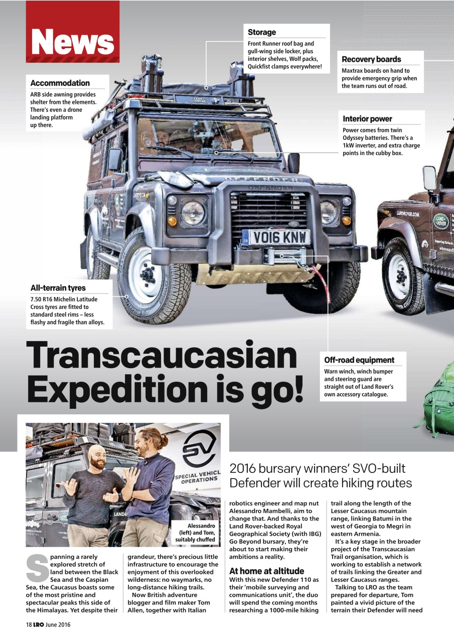 Land Rover Owner Preview Pages