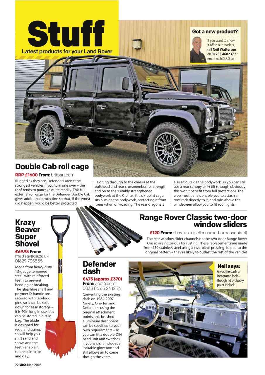 Land Rover Owner Preview Pages