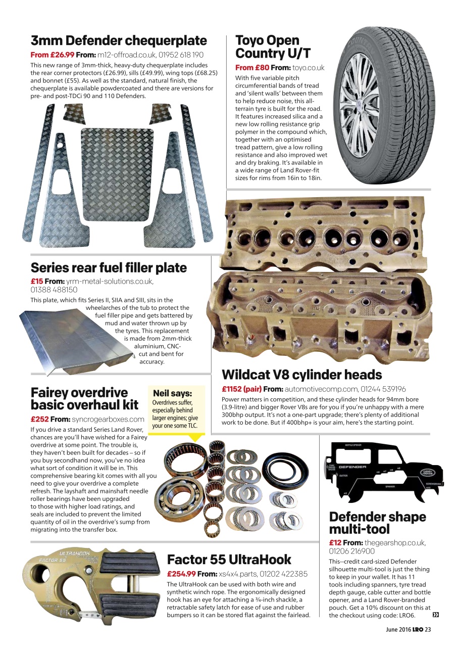 Land Rover Owner Preview Pages