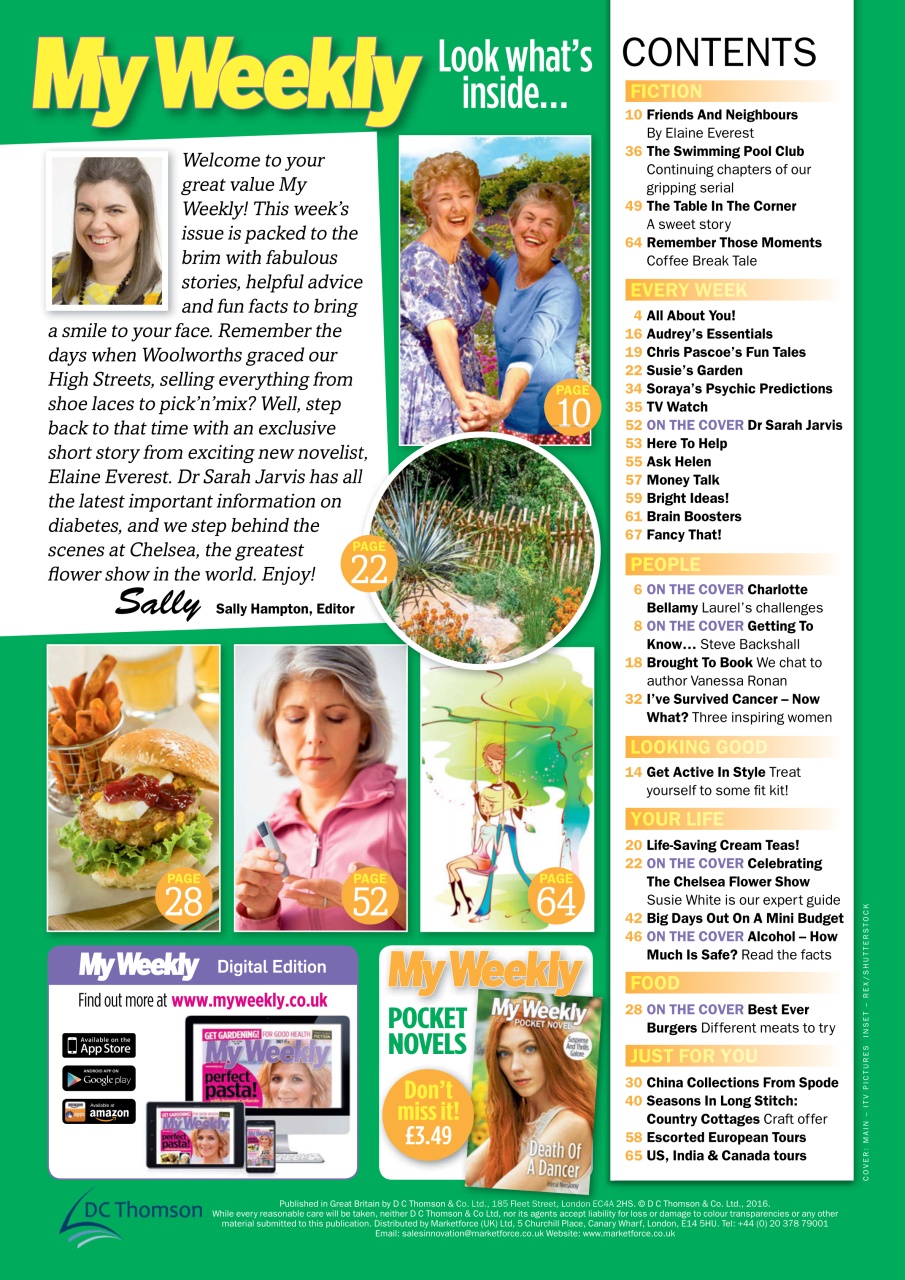 My Weekly Preview Pages