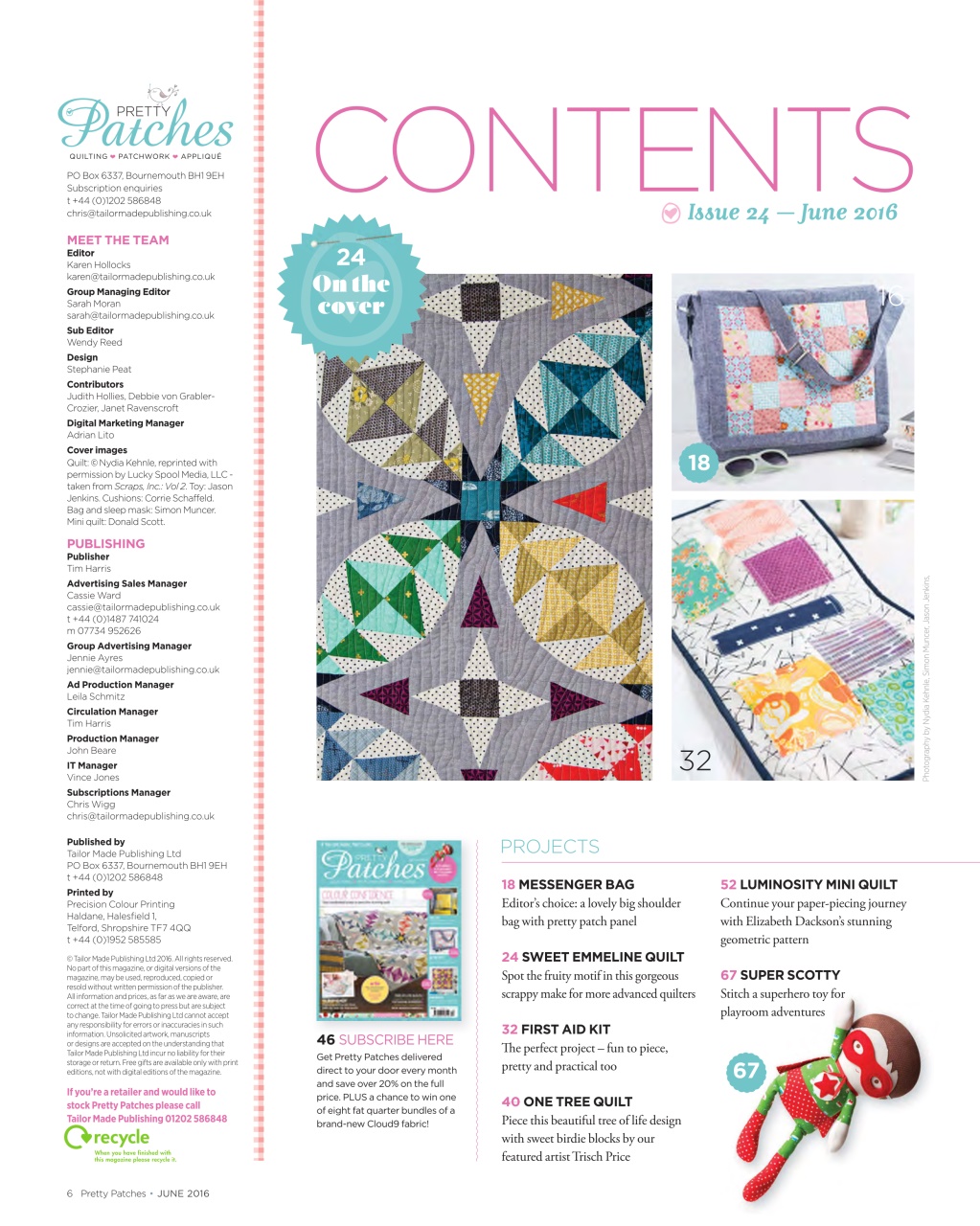 Pretty Patches Magazine Preview Pages