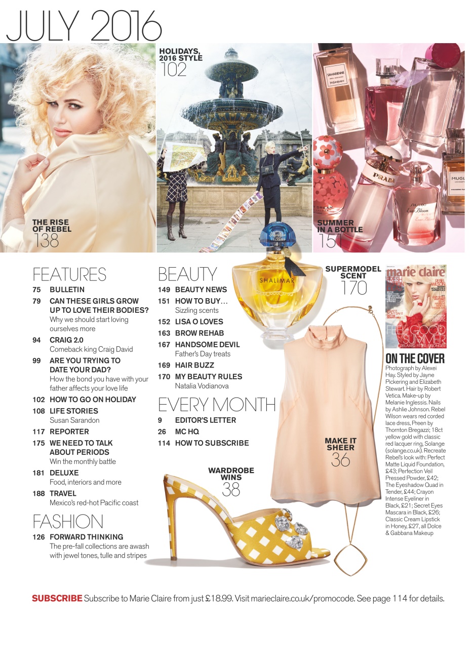 Marie Claire Preview Pages