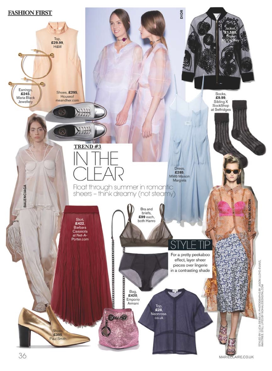 Marie Claire Preview Pages