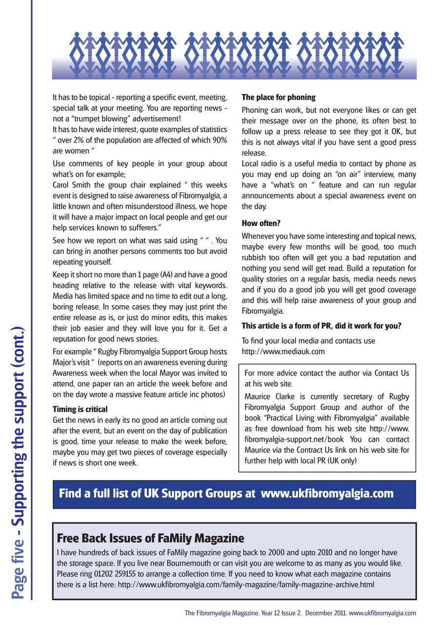 Fibromyalgia Magazine Preview Pages