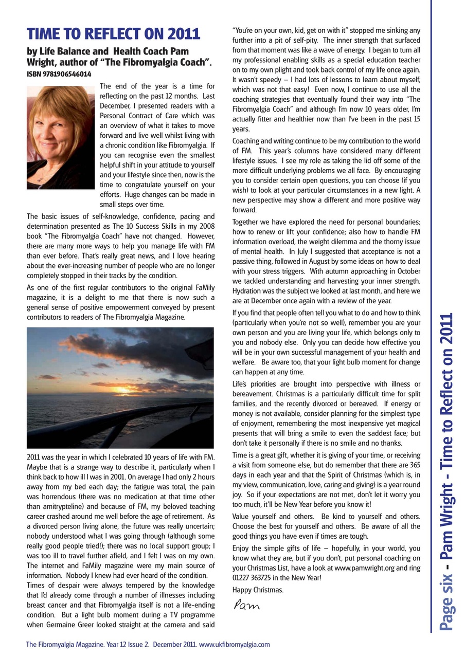 Fibromyalgia Magazine Preview Pages