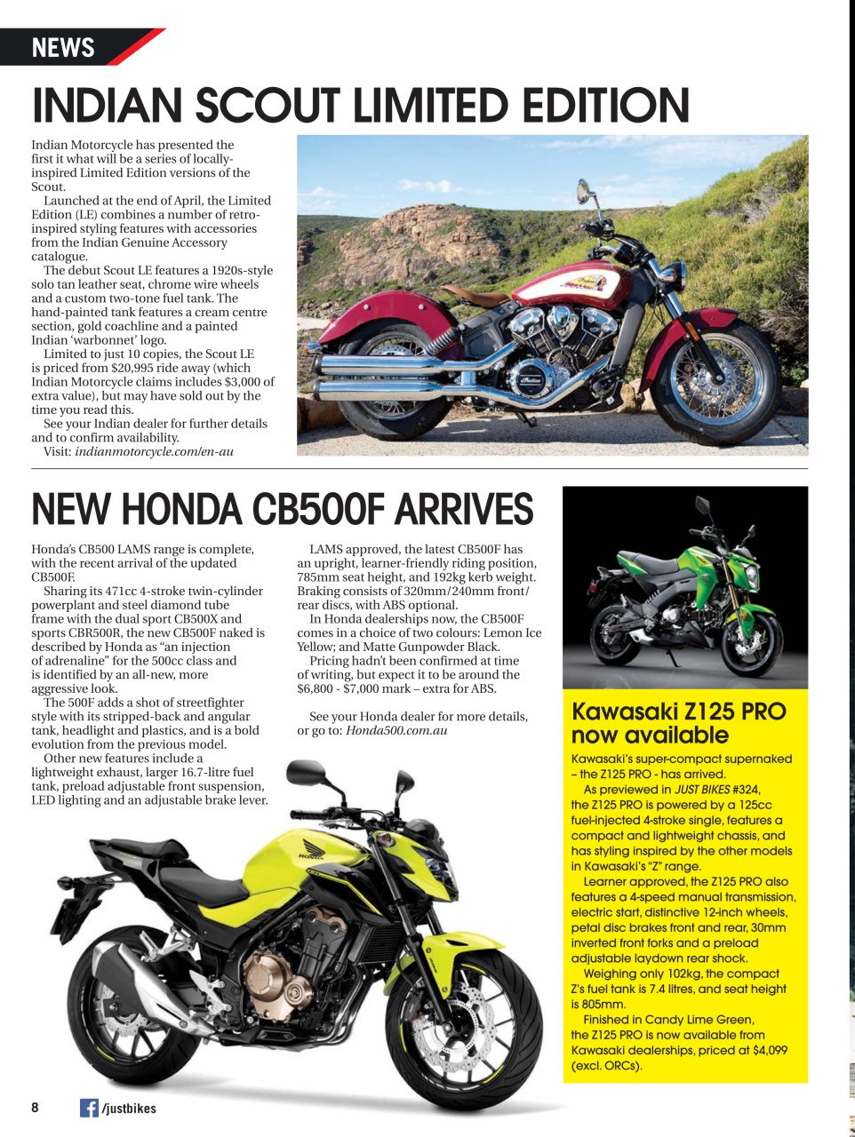 JUST BIKES Preview Pages