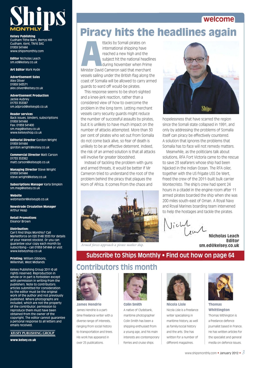 Ships Monthly Preview Pages