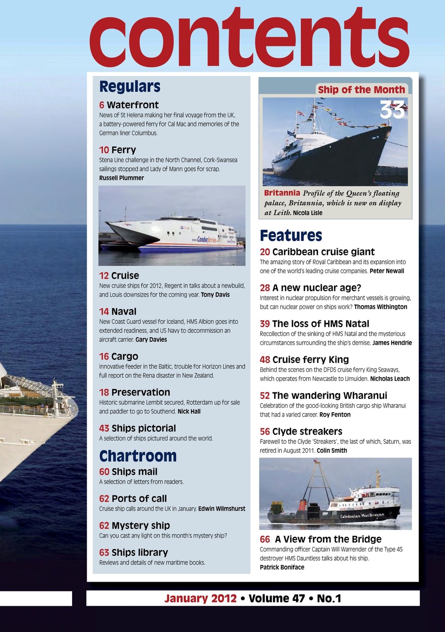 Ships Monthly Preview Pages