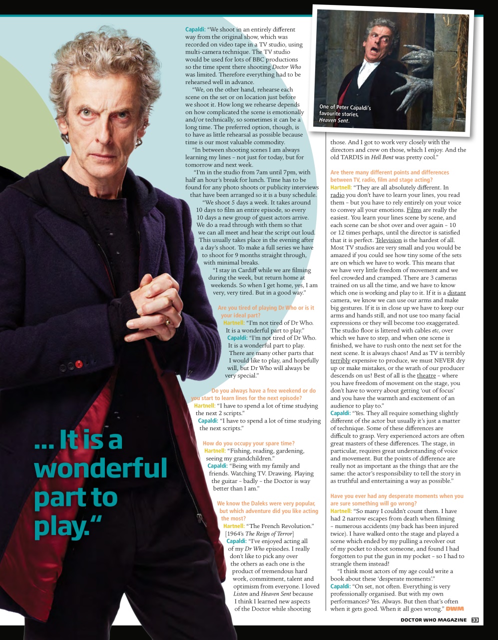 Doctor Who Magazine Preview Pages