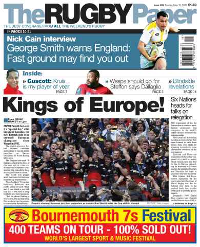 The Rugby Paper issue 15th May 2016