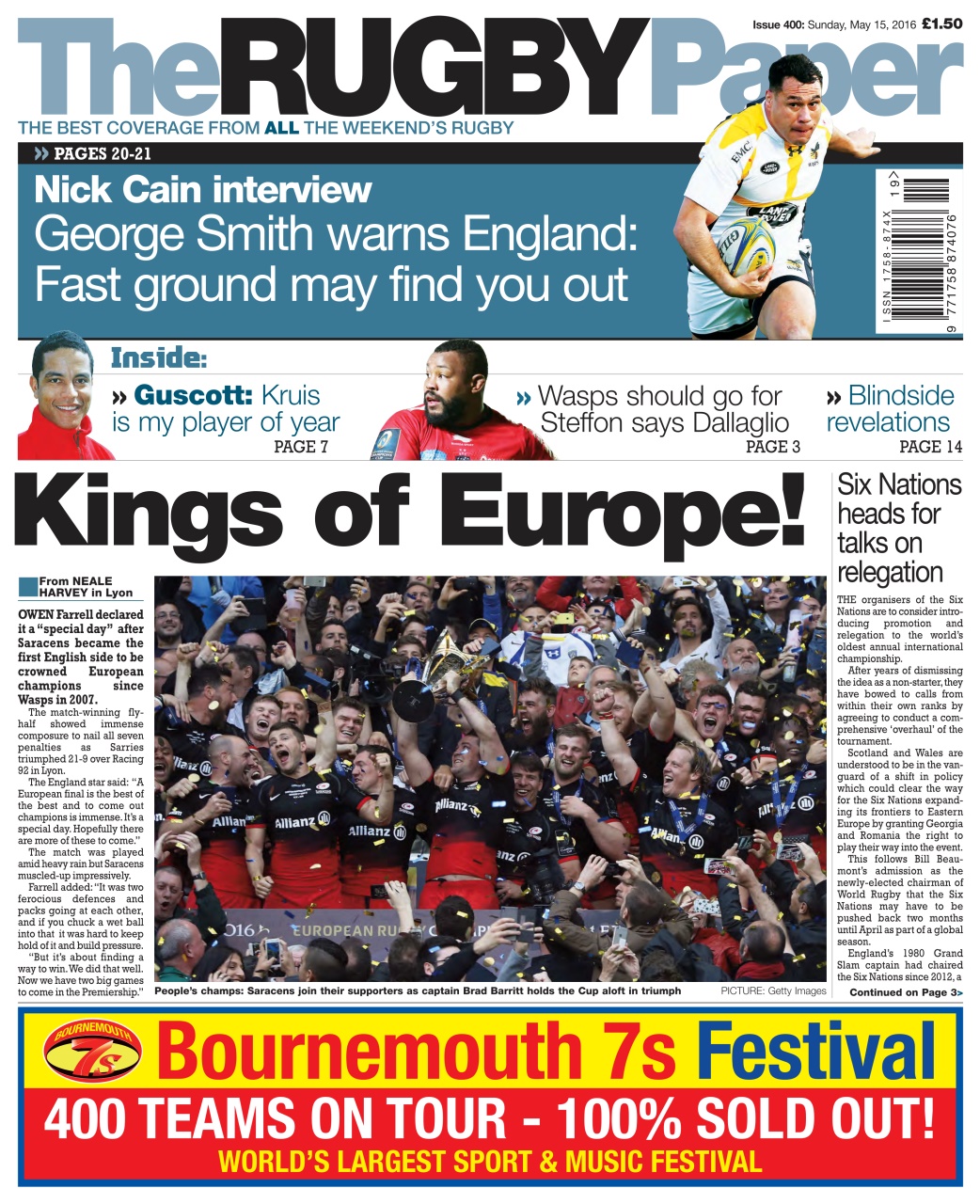 The Rugby Paper Preview Pages