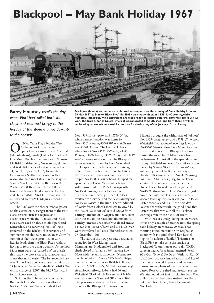 Steam Days Preview Pages