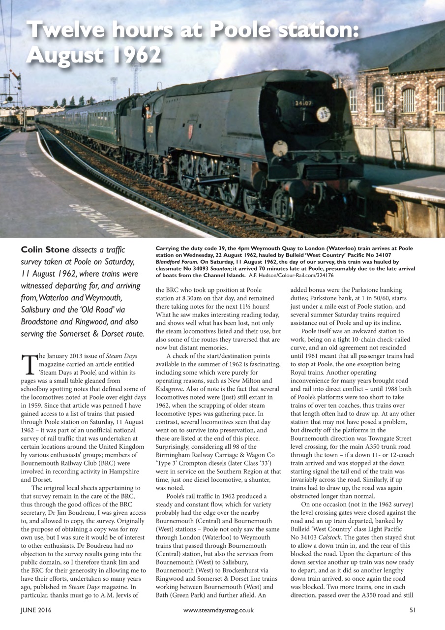 Steam Days Preview Pages