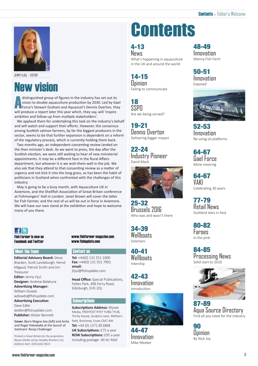 Fish Farmer Magazine Preview Pages