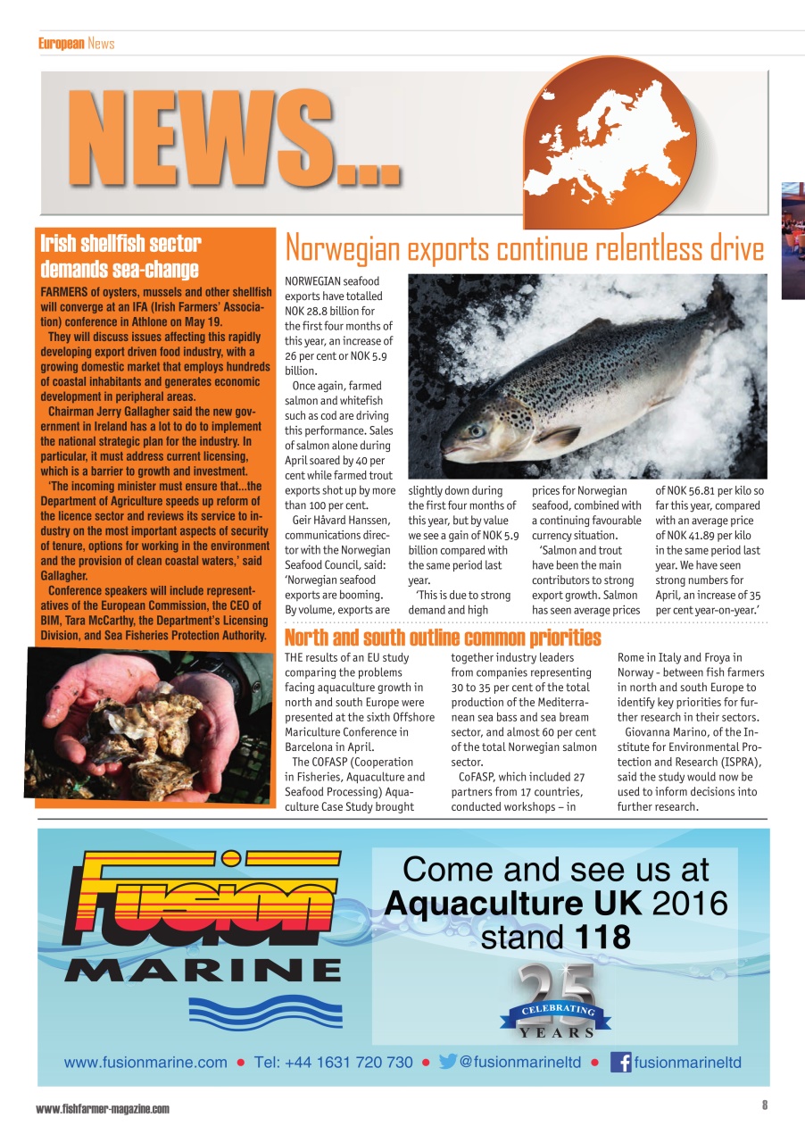 Fish Farmer Magazine Preview Pages