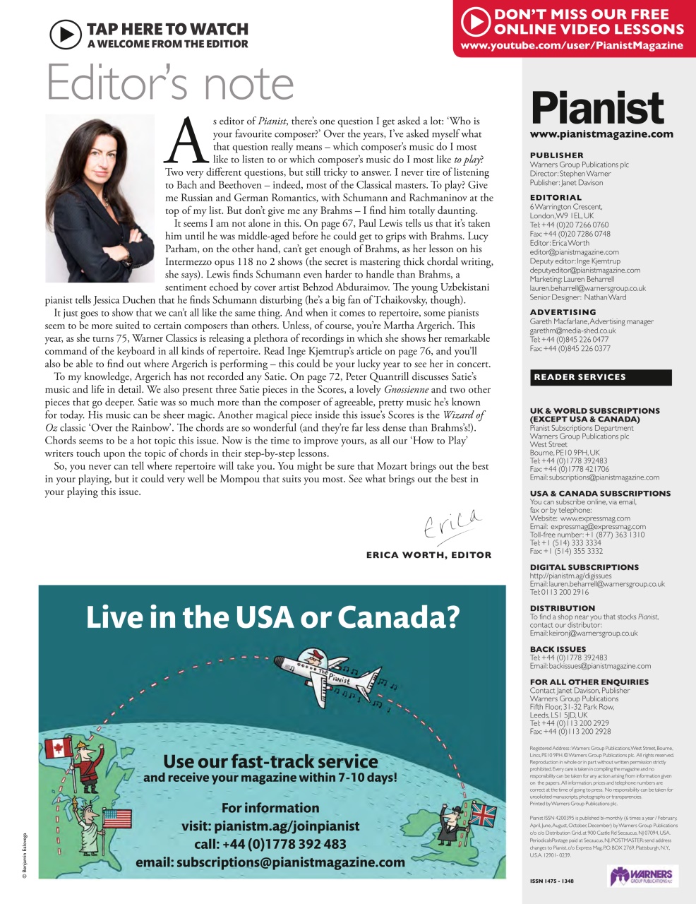 Pianist Preview Pages