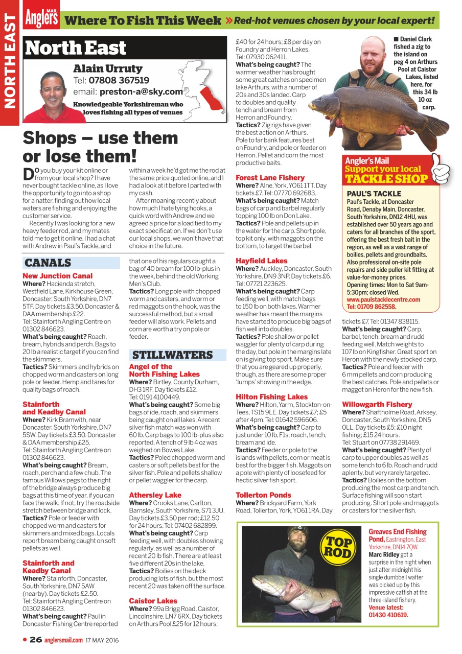 Anglers Mail Preview Pages