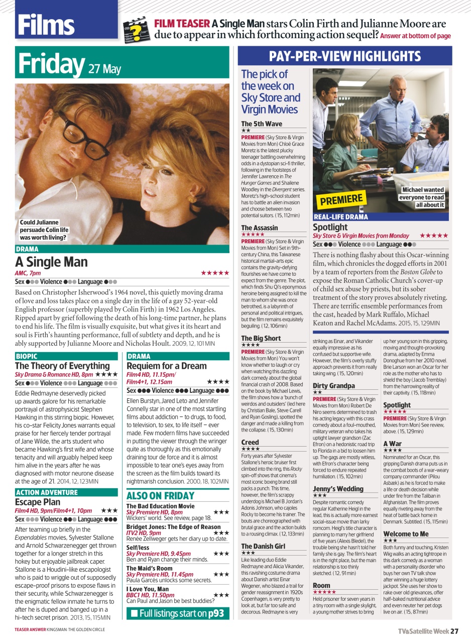 TV & Satellite Week Preview Pages