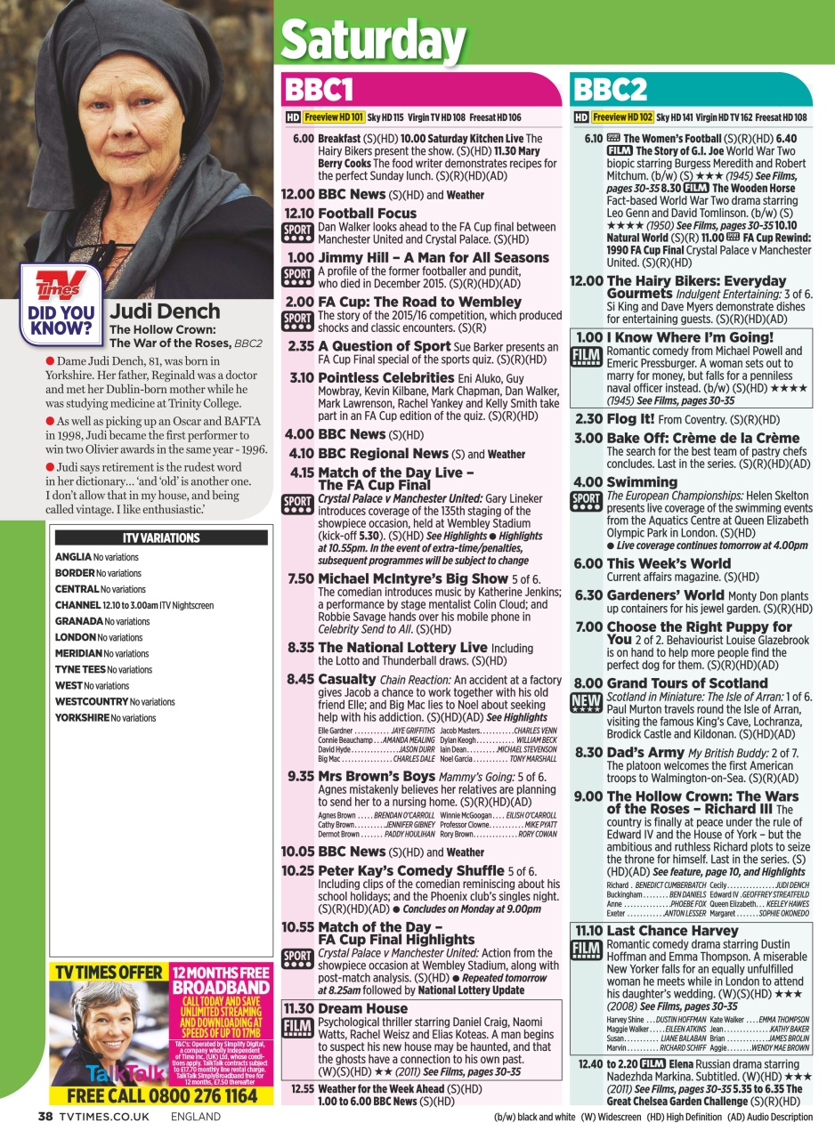 TV Times Preview Pages