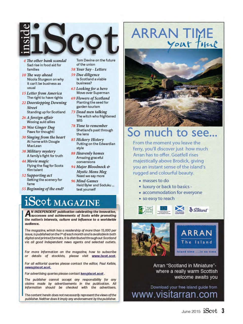 iScot Magazine Preview Pages