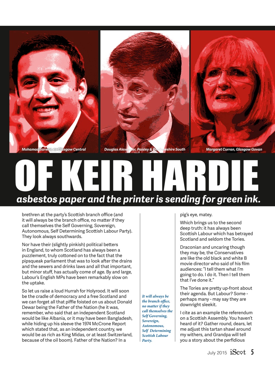 iScot Magazine Preview Pages