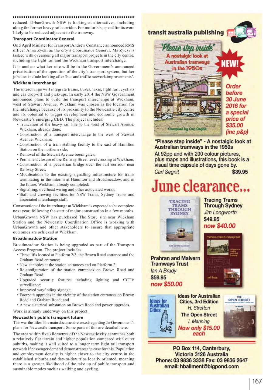 Transit Australia Preview Pages