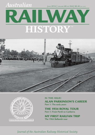 Australian Railway History issue 