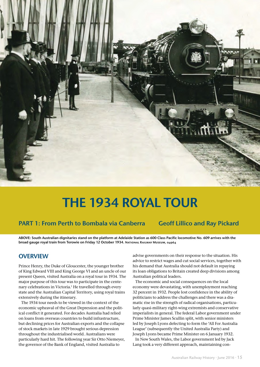 Australian Railway History Preview Pages