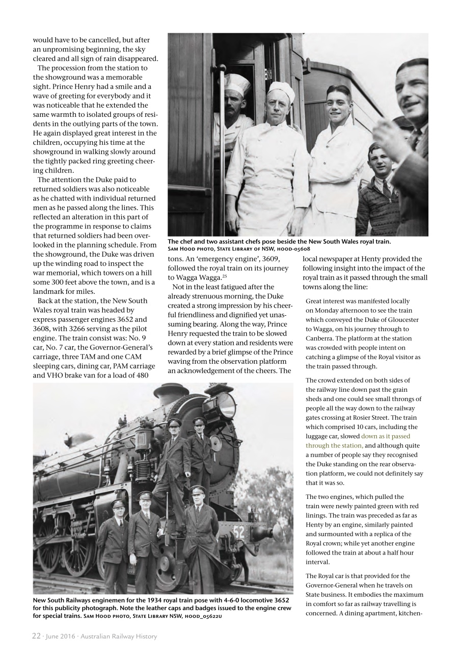 Australian Railway History Preview Pages