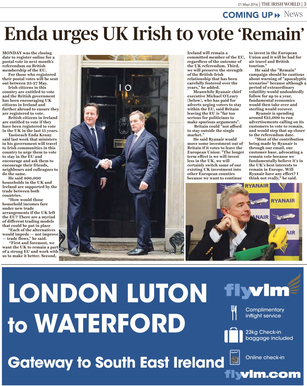 Irish World Preview Pages