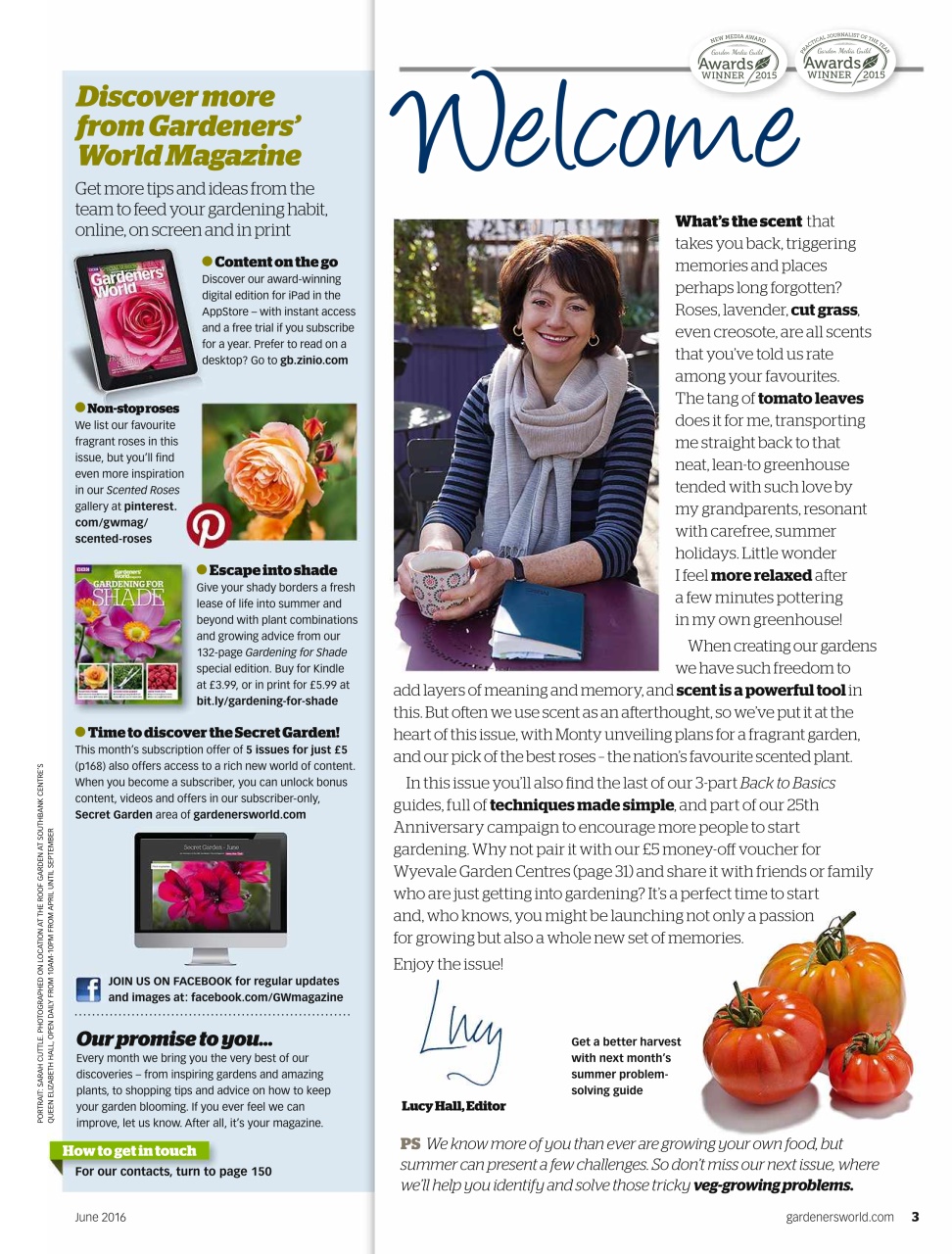 BBC Gardeners’ World Magazine Preview Pages