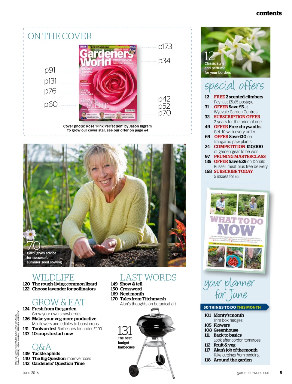 BBC Gardeners’ World Magazine Preview Pages