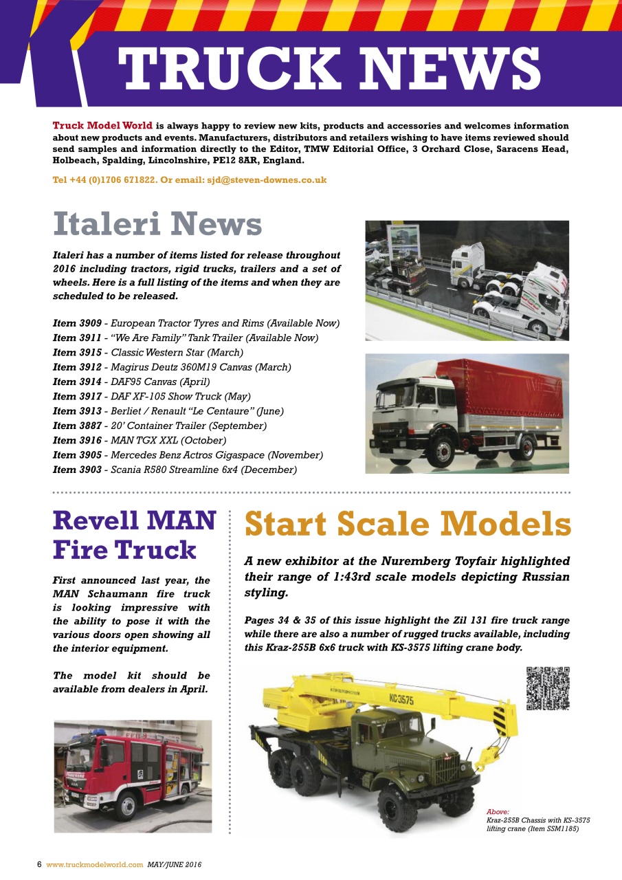 Model Car Truck Motorcycles World Preview Pages