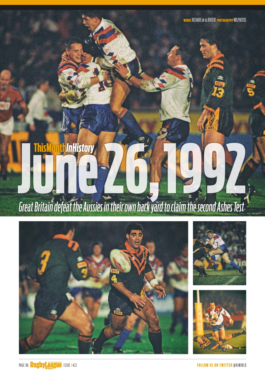 Rugby League World Preview Pages