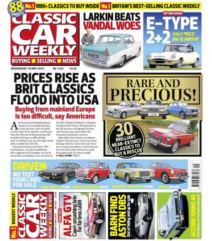 Classic Car Weekly issue 18th May 2016