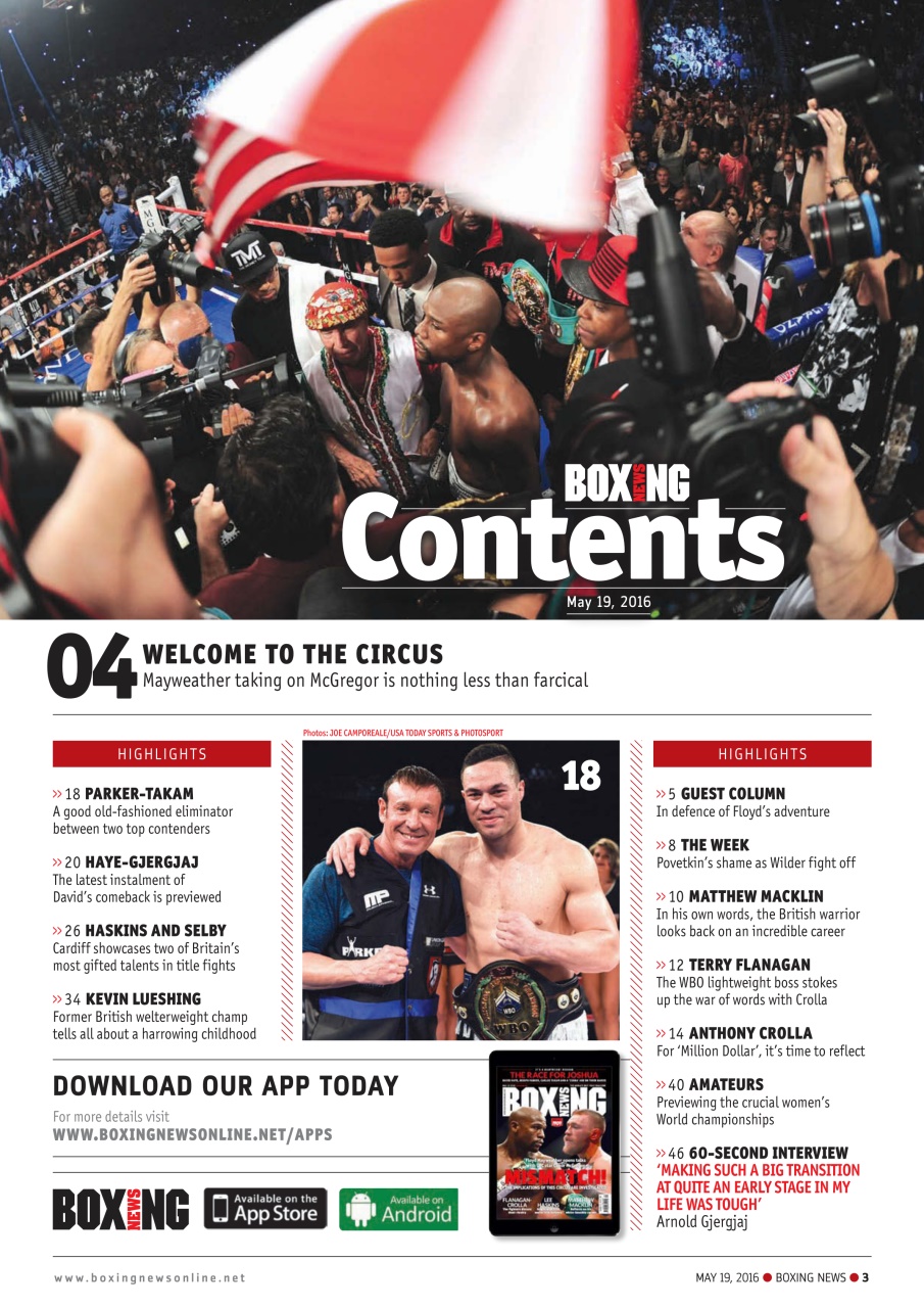 Boxing News Preview Pages