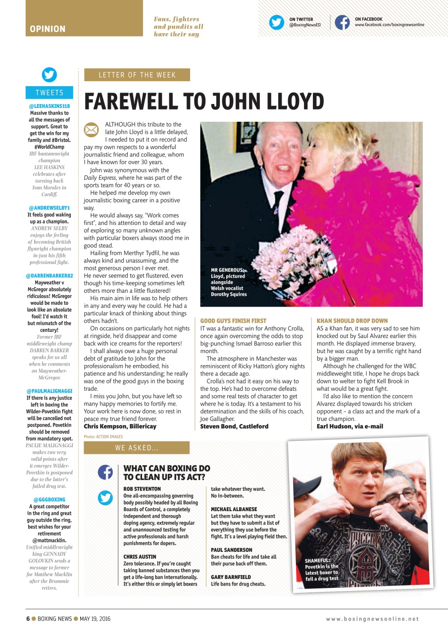 Boxing News Preview Pages