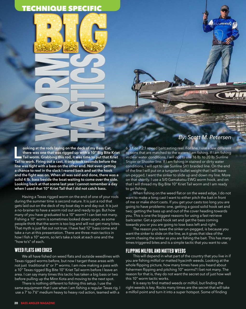 BASS ANGLER MAGAZINE Preview Pages