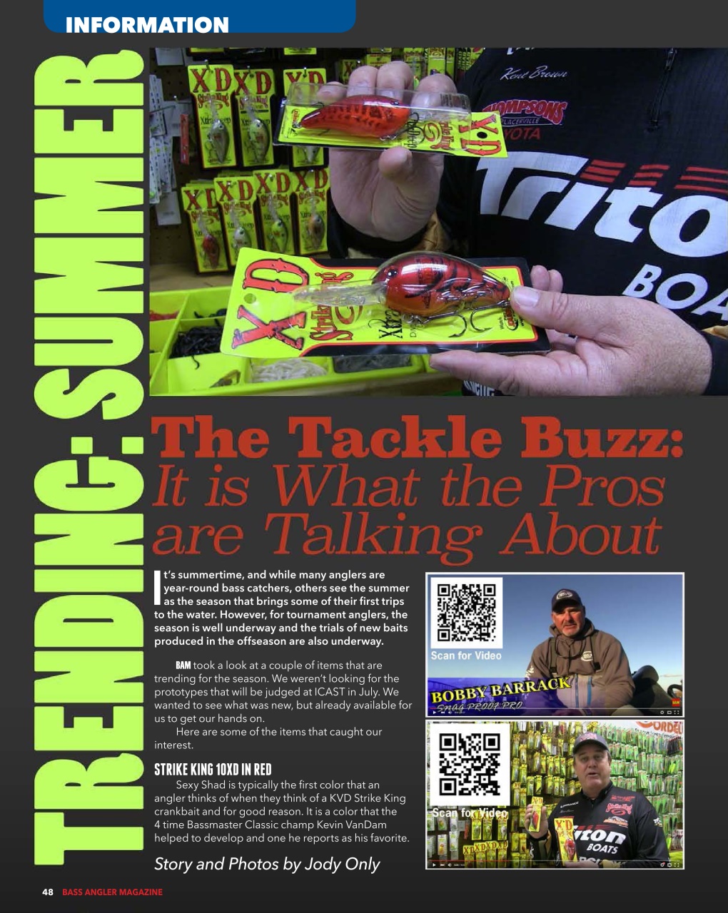 BASS ANGLER MAGAZINE Preview Pages