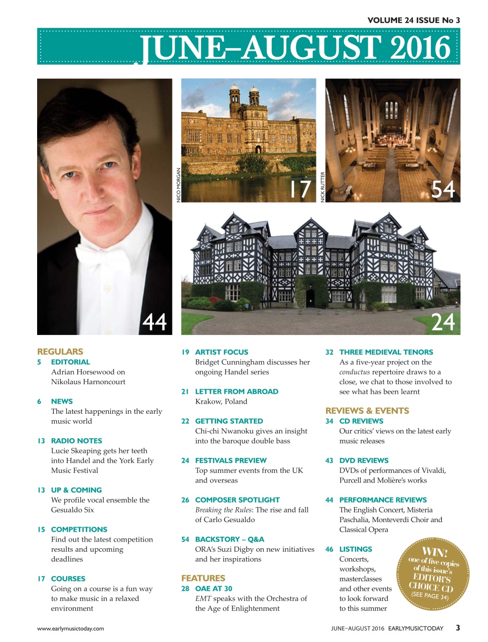 Early Music Today Preview Pages