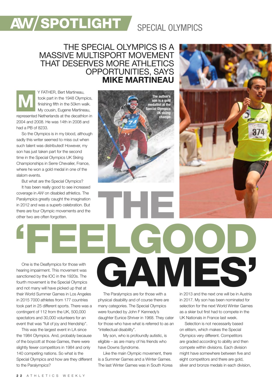 AW – Athletics Weekly Magazine Preview Pages