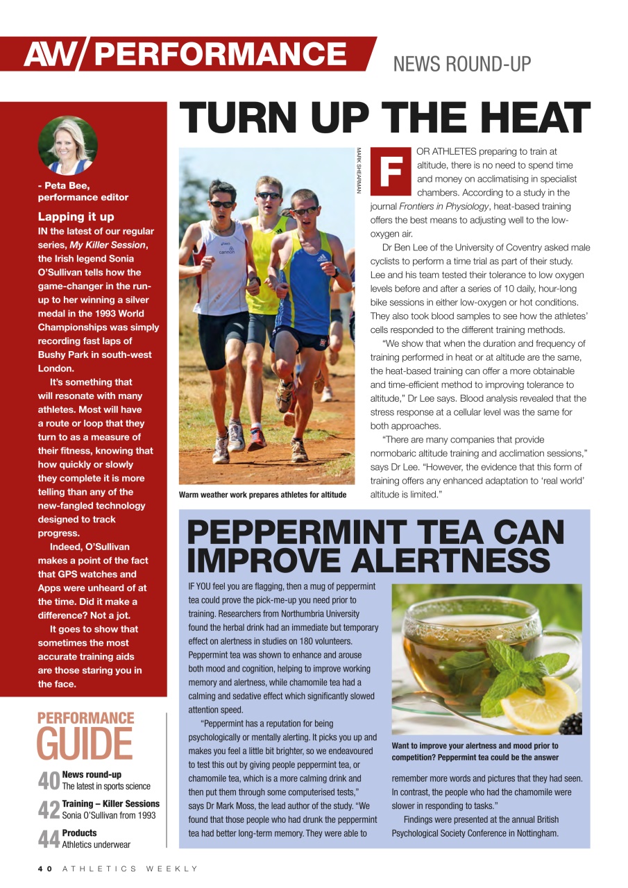 AW – Athletics Weekly Magazine Preview Pages