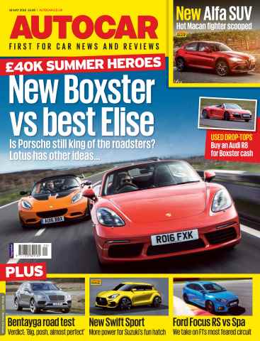 Autocar issue 18th May 2016